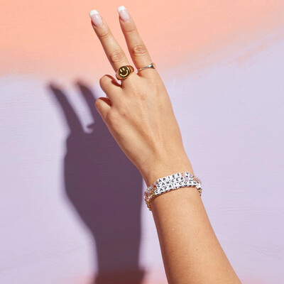 Little Words Project AQUARIUS Zodiac Bracelet M/L