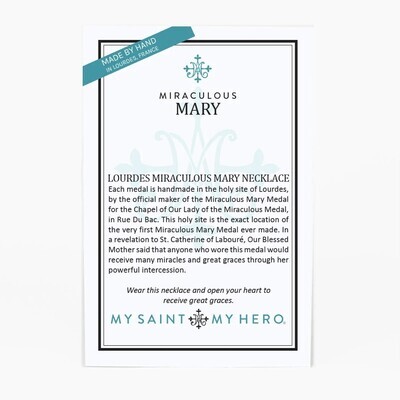 MSMH Lourdes Miraculous Mary Necklace