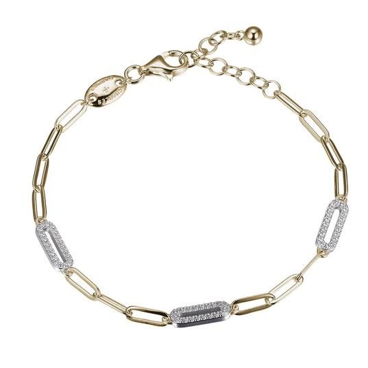 Charles Garnier Paperclip Collection Emma Bracelet, Gold