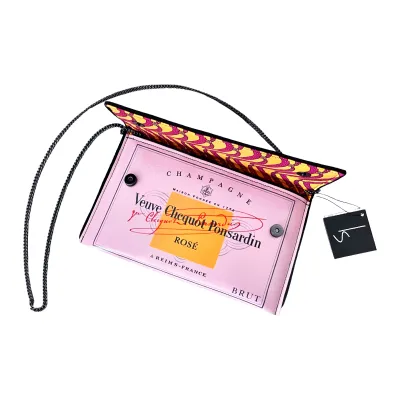 Kent Stetson Pop Bubbles! Pink Mini Crossbody Clutch