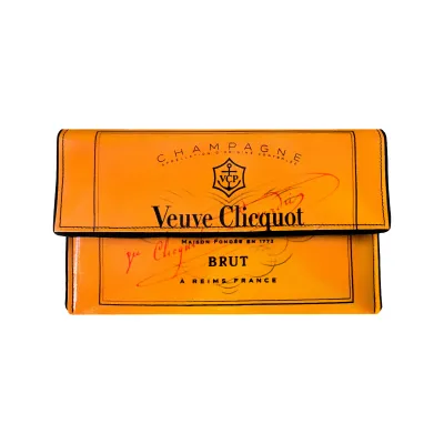 Kent Stetson Pop Bubbles! Orange Mini Crossbody Clutch