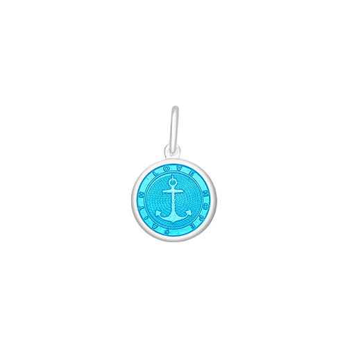 LOLA Anchor Pendant, Light Blue/Mini