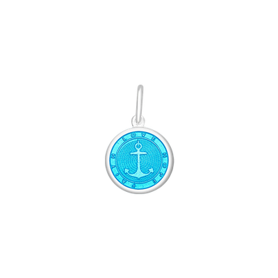 LOLA Anchor Pendant, Light Blue/Mini