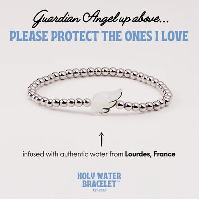 Holy Water Guardian Angel Bracelet
