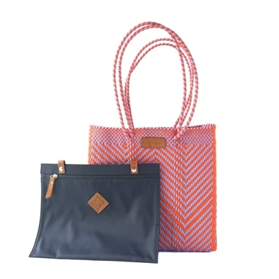 Tin Marin Woven Tote, Positano