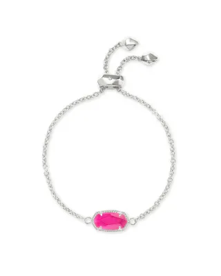 Kendra Scott Elaina Bracelet, Silver/Azalea Illusion