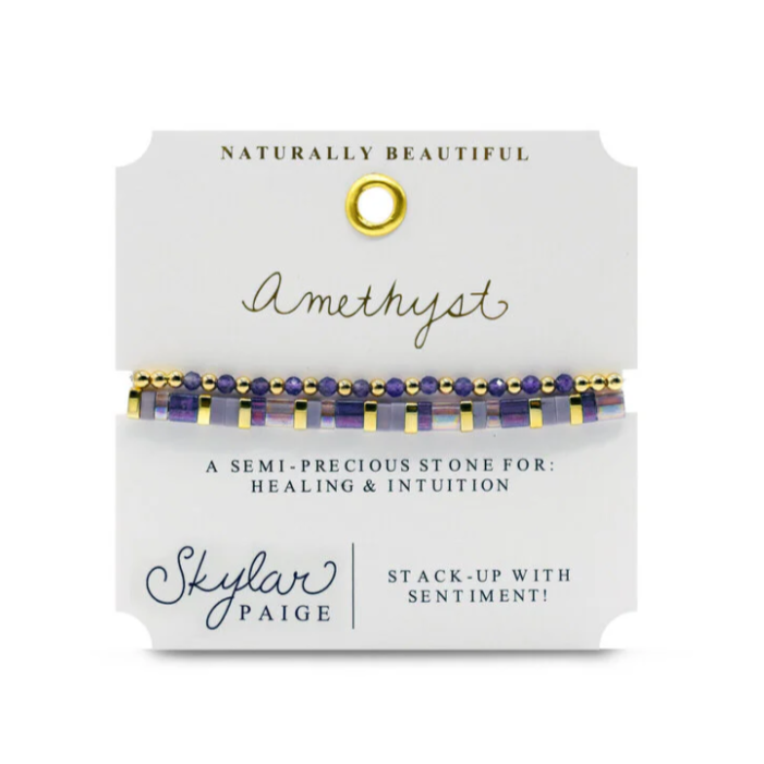 Naturally Beautiful Amethyst Bracelet