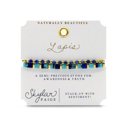 Naturally Beautiful Lapis Bracelet