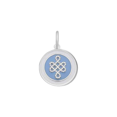 LOLA Small Mother &amp; Daughter Pendant, Silver/Lavender