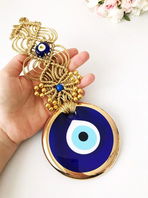 Macrame Evil Eye Wall Hanging