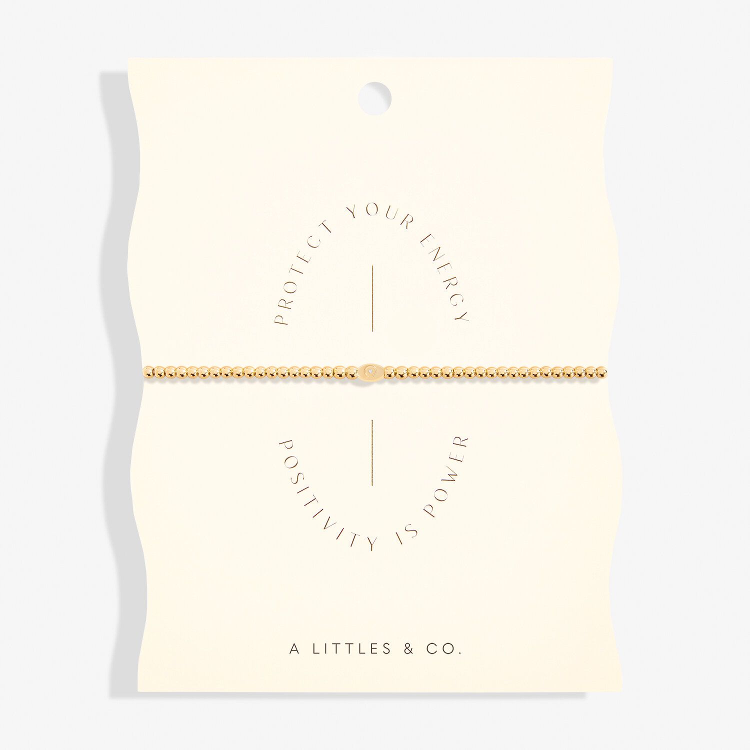 Share Happiness 'Protect Your Energy, Positivity Is Power' Bracelet