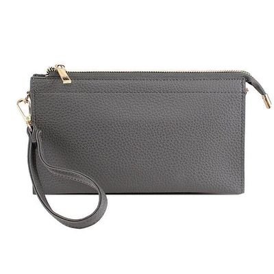Jaylene Crossbody Bag, Dark Gray