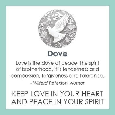 LOLA Dove Pendant, All Gold/Mini