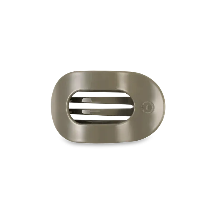 Small Flat Round Hair Clip, Sage it Ain't So