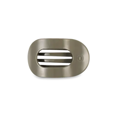 Small Flat Round Hair Clip, Sage it Ain't So