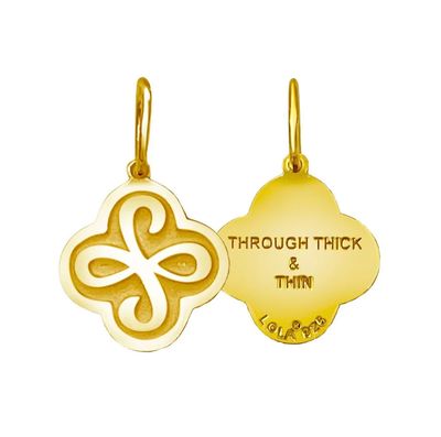 LOLA Friendship Tag Pendant, Gold