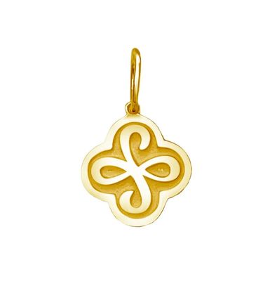 LOLA Friendship Tag Pendant, Gold