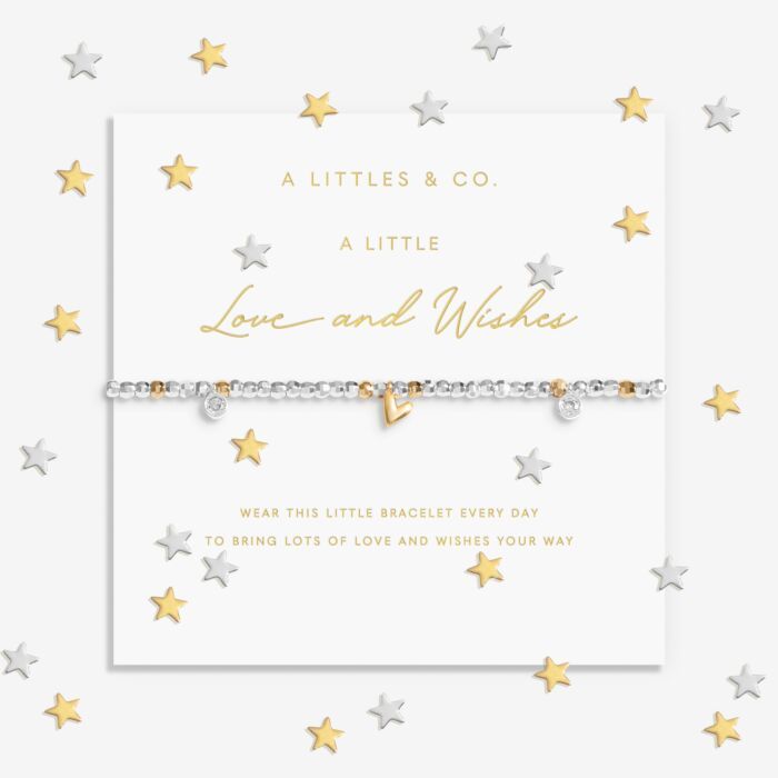A Little Sparkle Confetti 'Love and Wishes' Bracelet