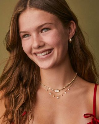 Kendra Scott Elisa Tennis Necklace, Gold
