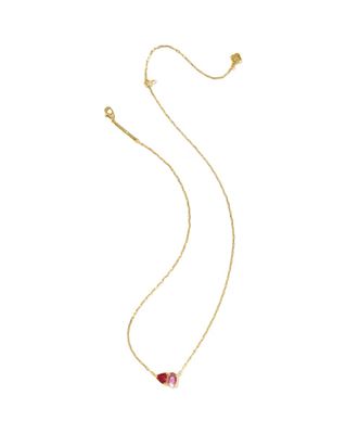Kendra Scott Tatum Necklace, Gold/Pink Mix