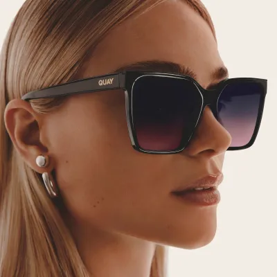 QUAY Level Up (Black/Black-Plum-Pink)