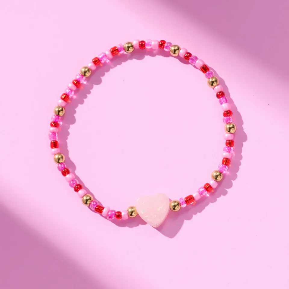 Holy Water Unconditional Love Bracelet, Pink Ombre