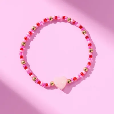 Holy Water Unconditional Love Bracelet, Pink Ombre