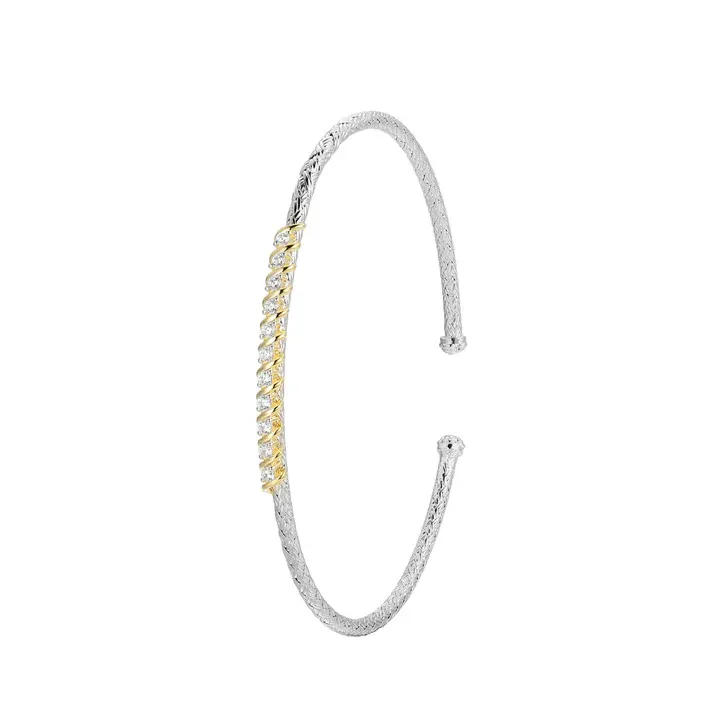 Charles Garnier Flourish Cuff, Silver