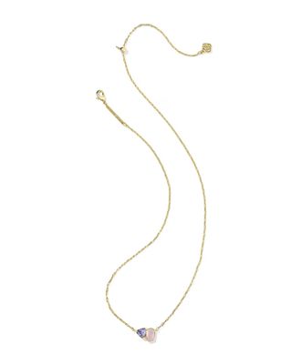 Kendra Scott Tatum Necklace, Gold/Purple Mix