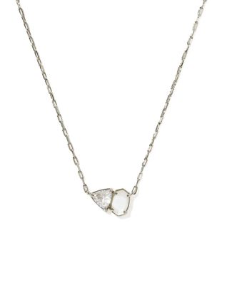 Kendra Scott Tatum Necklace, Silver/Neutral Mix