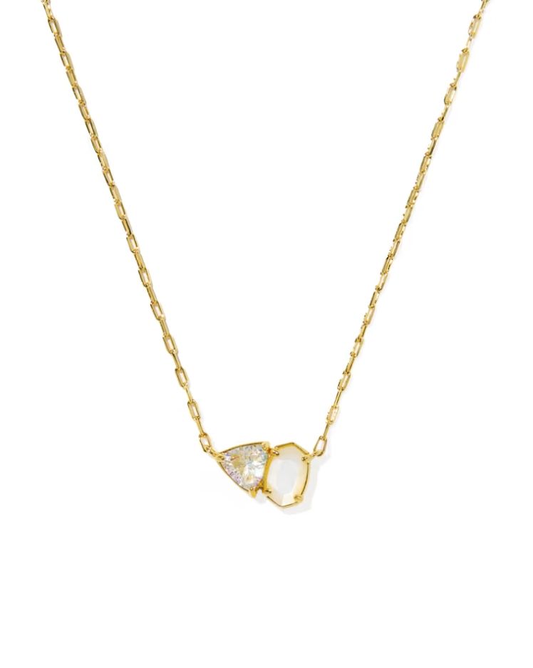 Kendra Scott Tatum Necklace, Gold/Neutral Mix