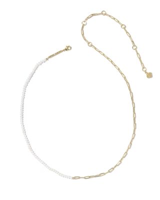 Kendra Scott Markie Half Chain Necklace, Gold