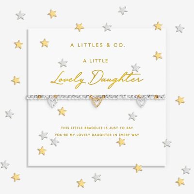 A Little Sparkle Confetti 'Lovely Daughter' Bracelet
