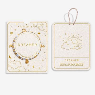 Affirmation Card 'Dreamer' Bracelet