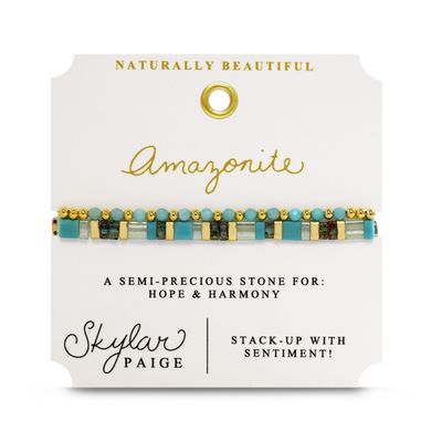 Naturally Beautiful Amazonite Bracelet