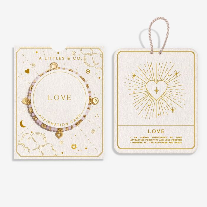 Affirmation Card 'Love' Bracelet
