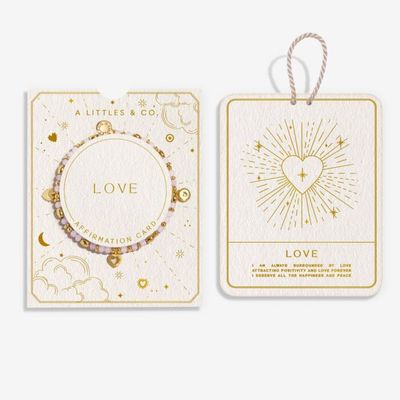 Affirmation Card 'Love' Bracelet