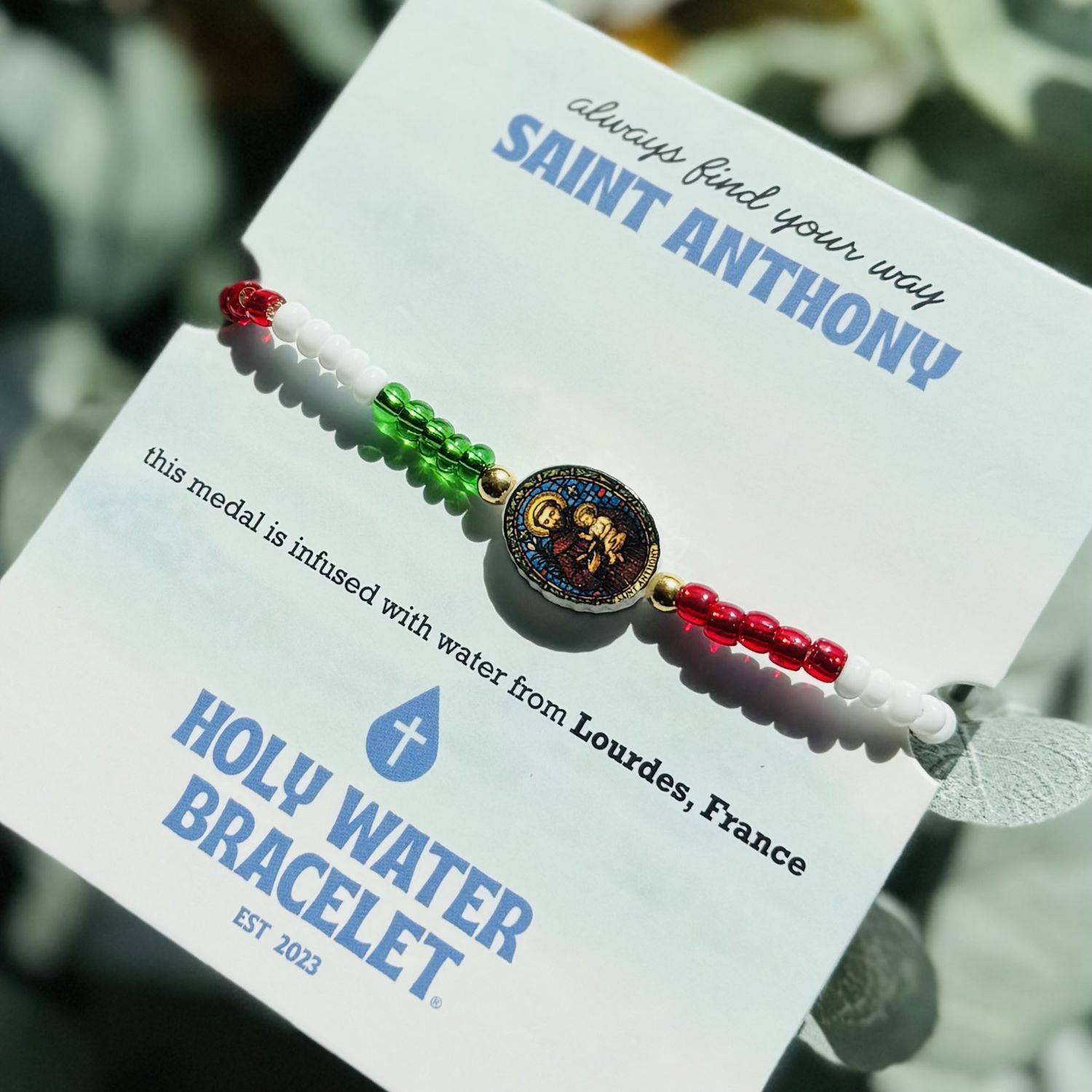 Holy Water Italian Saint Anthony Bracelet