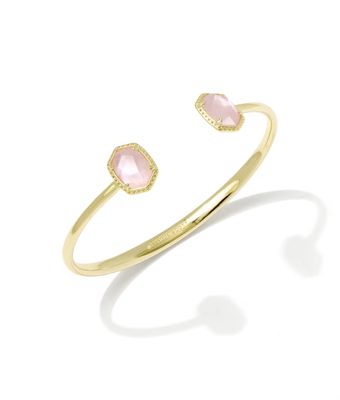 Kendra Scott Daphne Cuff Bracelet, Gold/Light Pink Mother-of-Pearl