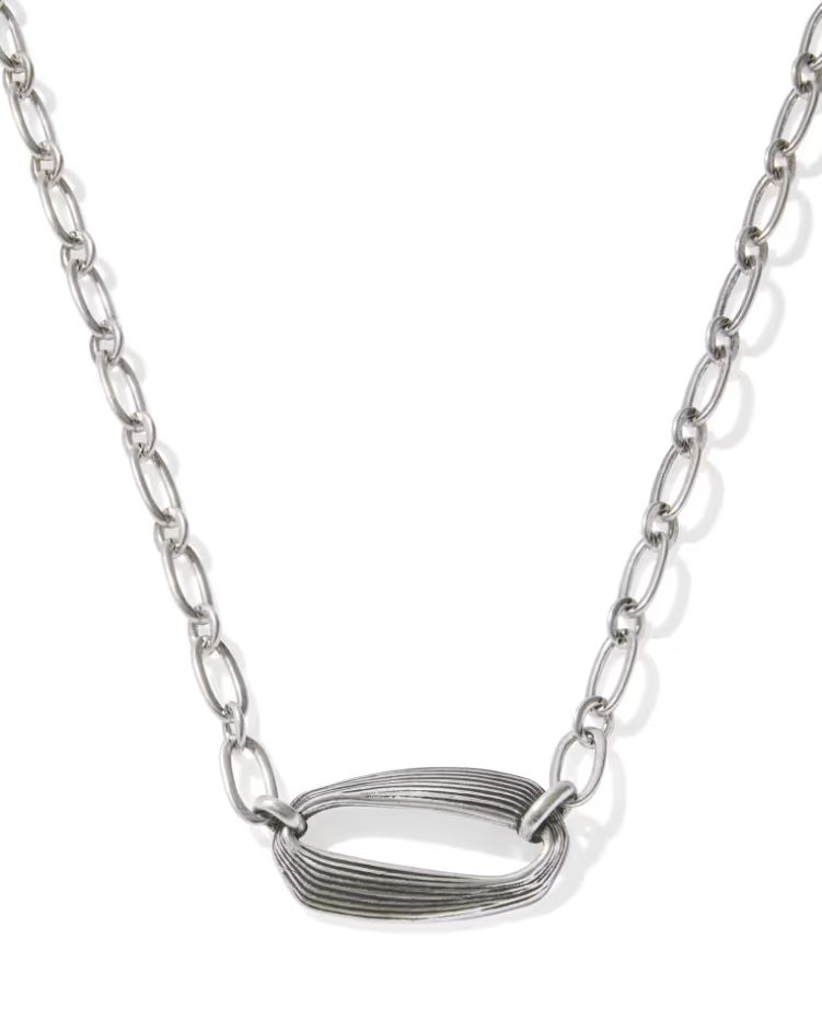 Kendra Scott Kira Necklace, Vintage Silver