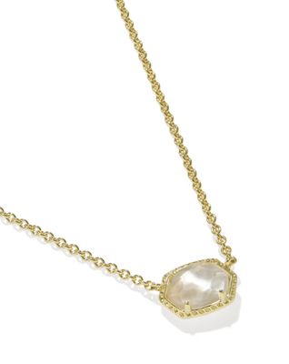 Kendra Scott Daphne Necklace, Gold/Ivory Mother-of-Pearl