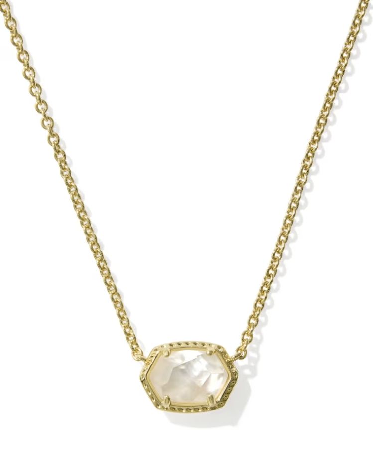 Kendra Scott Daphne Necklace, Gold/Ivory Mother-of-Pearl
