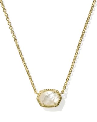 Kendra Scott Daphne Necklace, Gold/Ivory Mother-of-Pearl