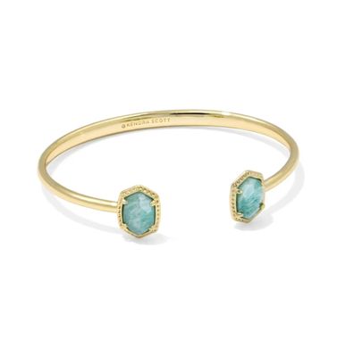 Kendra Scott Daphne Cuff Bracelet, Gold/Teal Amazonite
