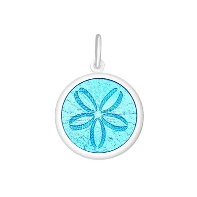 LOLA Sand Dollar Pendant, Periwinkle/Medium