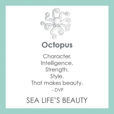 LOLA Octopus Pendant, Pale Blue/Small