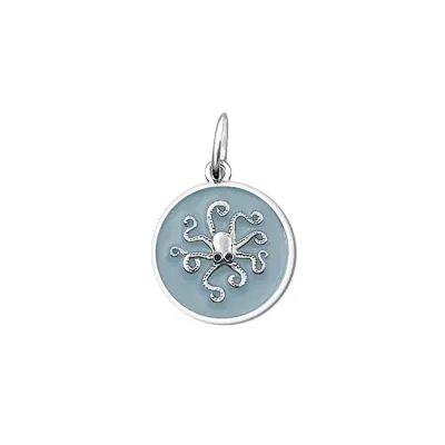 LOLA Octopus Pendant, Pale Blue/Small