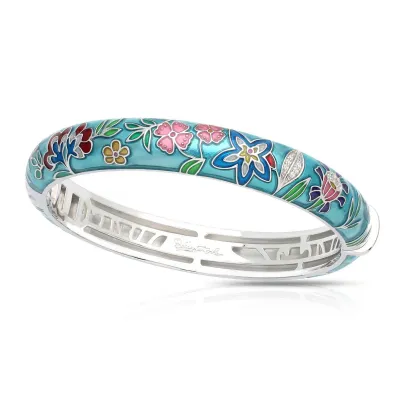 Belle Étoile Fleurette Bangle, Blue Multi