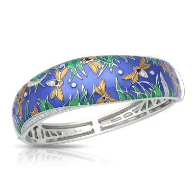 Belle Étoile Fireflies Bangle, Blue Multi