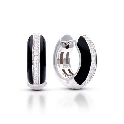 Belle Étoile Tenuto Earrings, Black